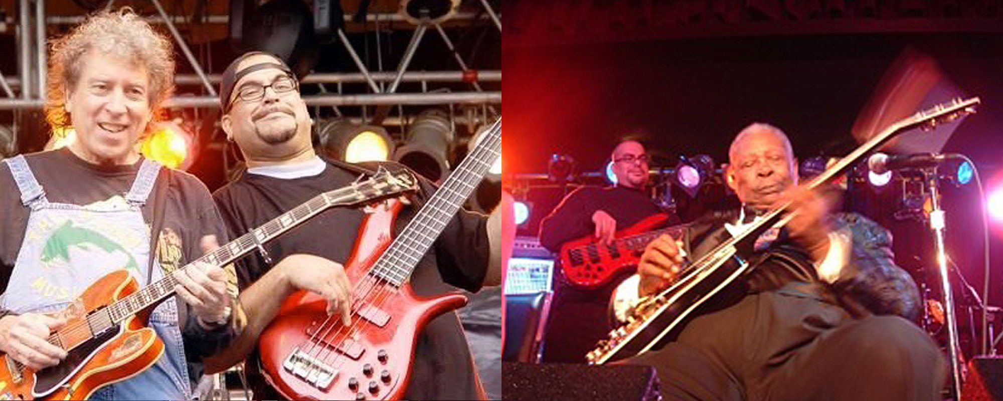 Jason Langley with B.B. King and Elvin Bishop